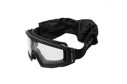 Lancer Tactical Rage Protective Black Airsoft Goggles