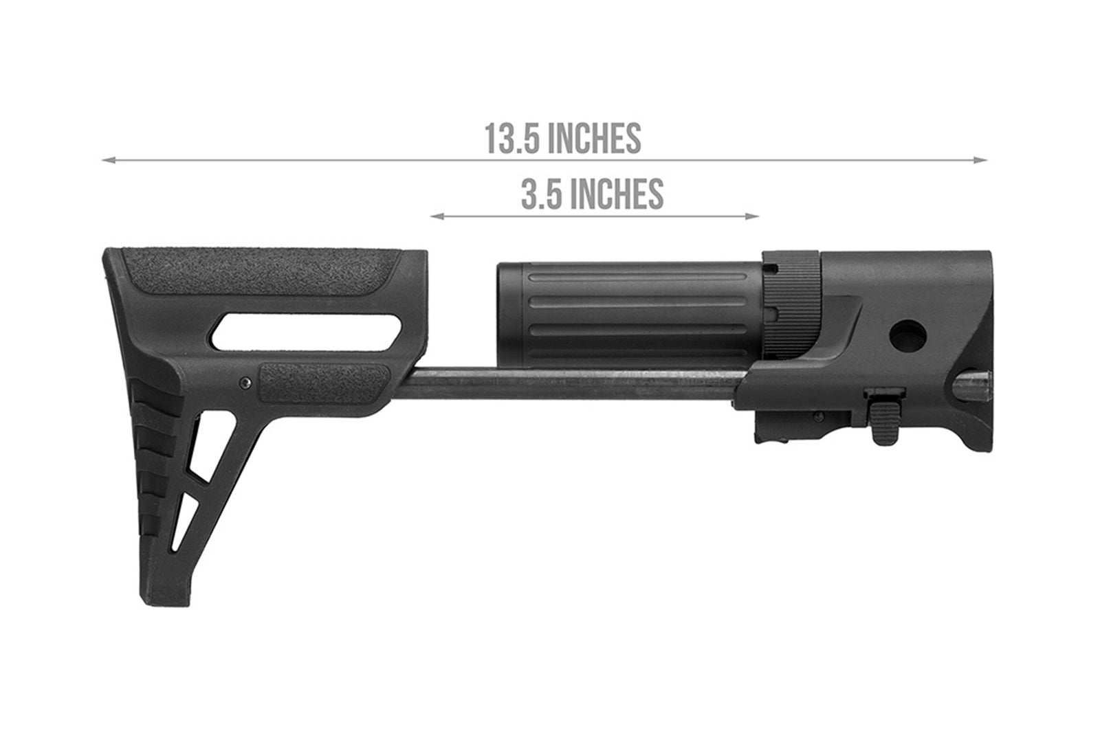 Lancer Tactical AEG Retractable PDW Stock