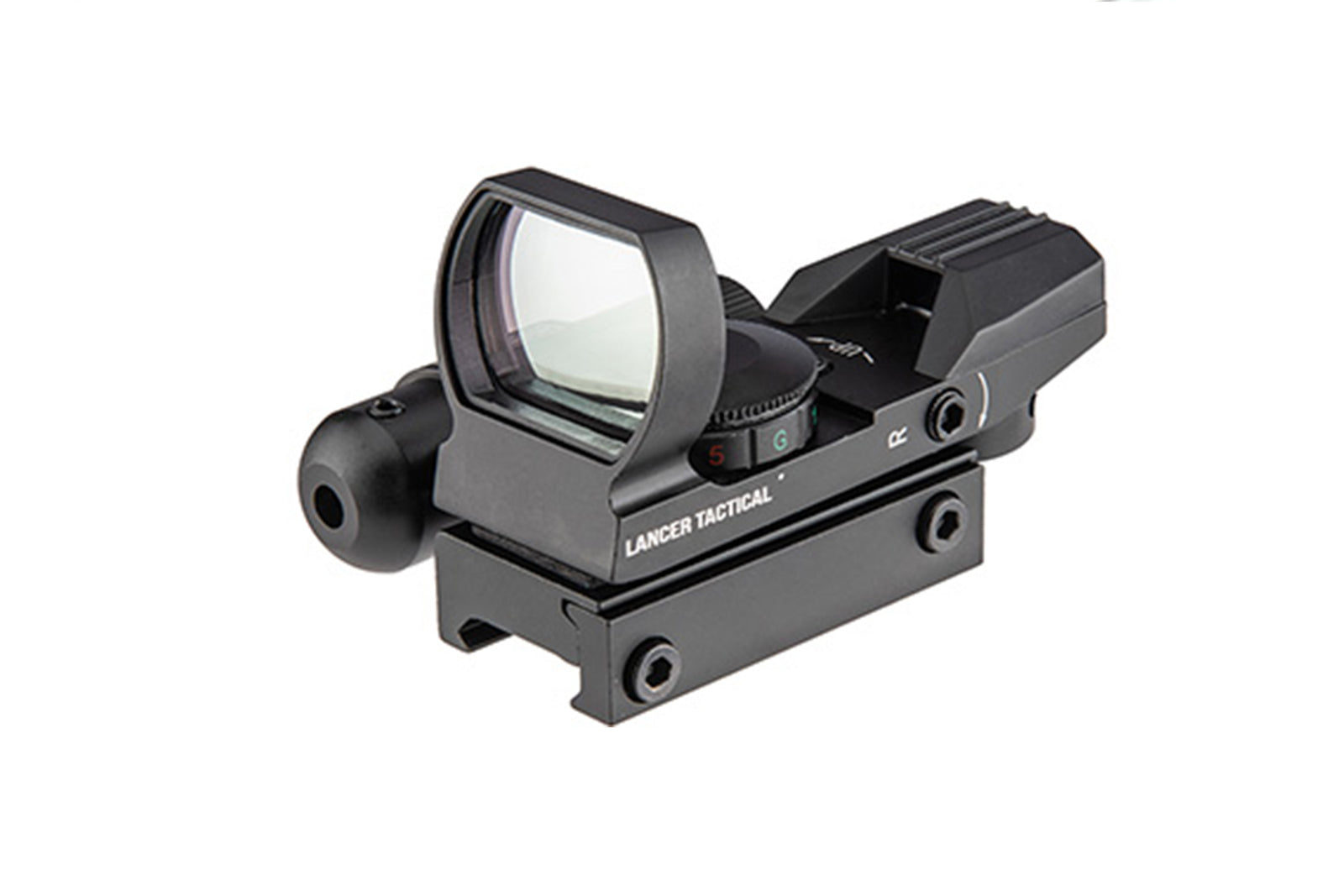 Lancer Tactical 4-Reticle Red/Green Dot Reflect Sight w/ Laser