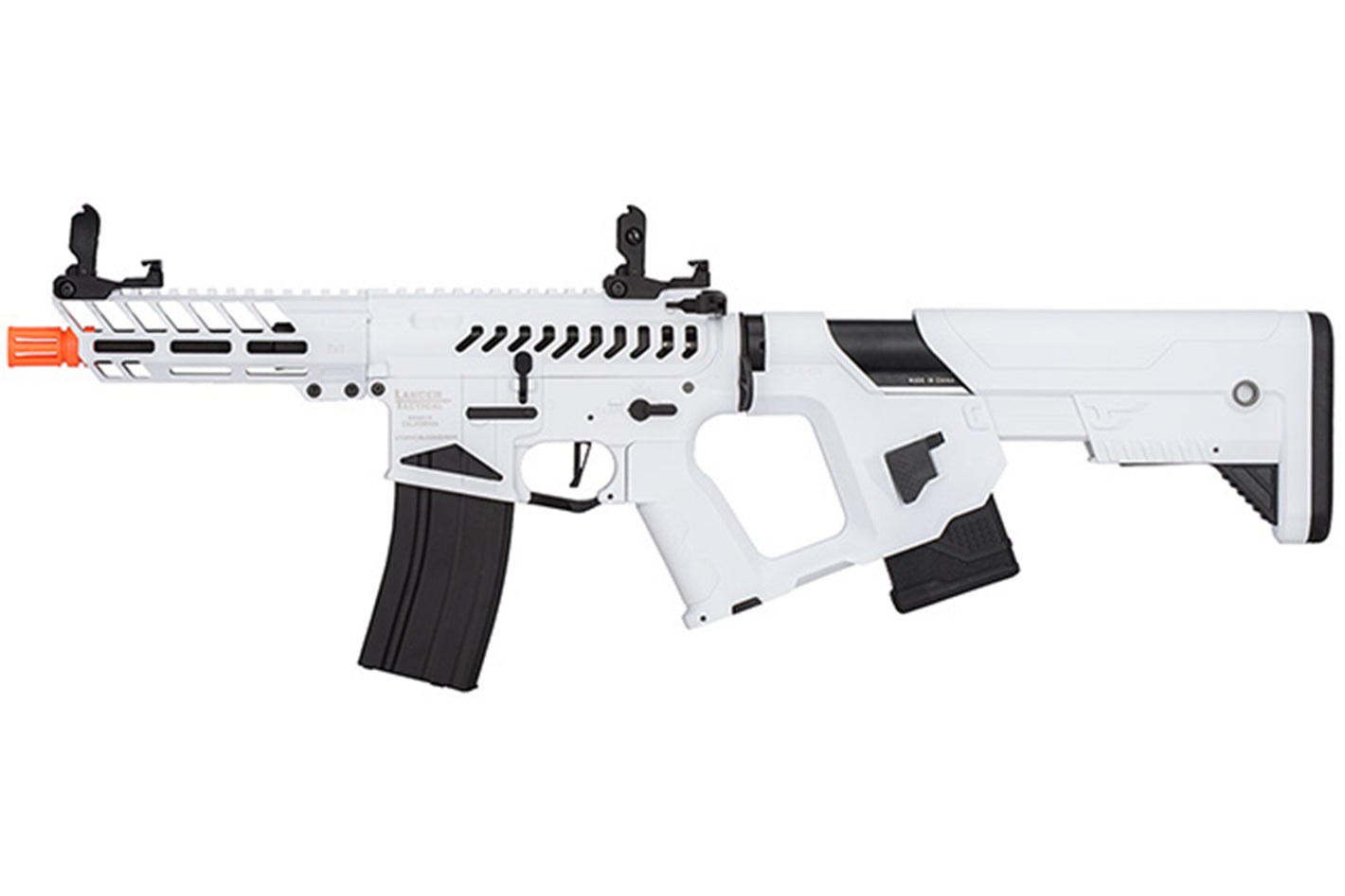 Lancer Tactical Enforcer NEEDLETAIL Skeleton AEG w/ Alpha Stock (WHITE/BLACK)