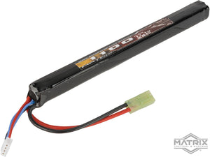 Matrix High Performance 11.1V Stick Type Airsoft LiPo Battery (Configuration: 1100mAh / 25C / Small Tamiya)