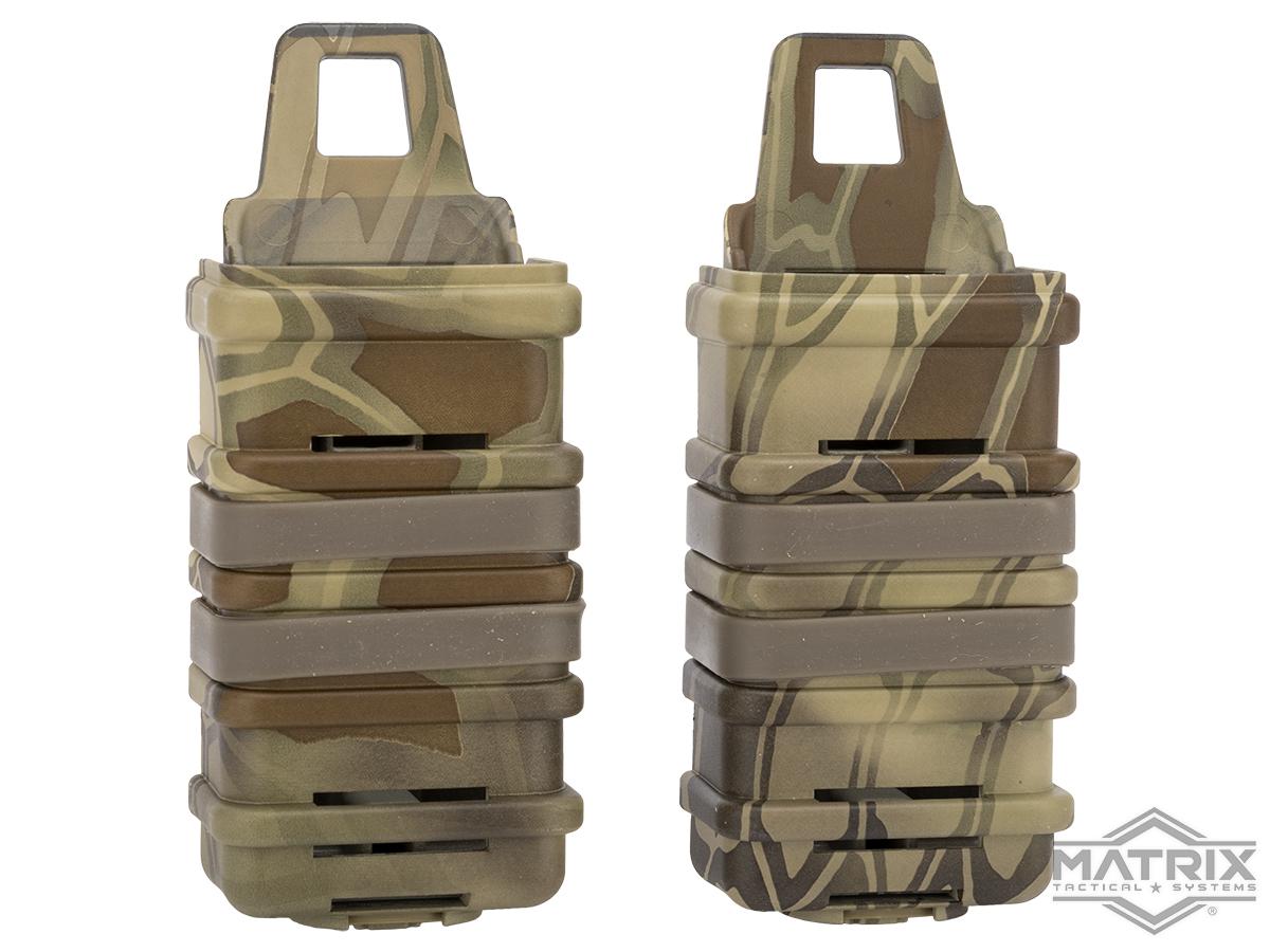 Fast Hard Shell Magazine Holsters Set of 2 for MP7 MP5 Pistol SMG (Color: Kryptek Highlander)