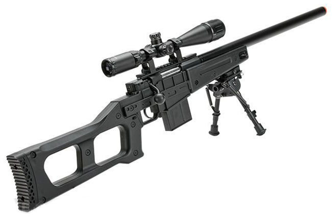 EMG Helios EV02 Compact Bolt Action Airsoft Sniper Rifle by ARES (Color:  Urban Grey)