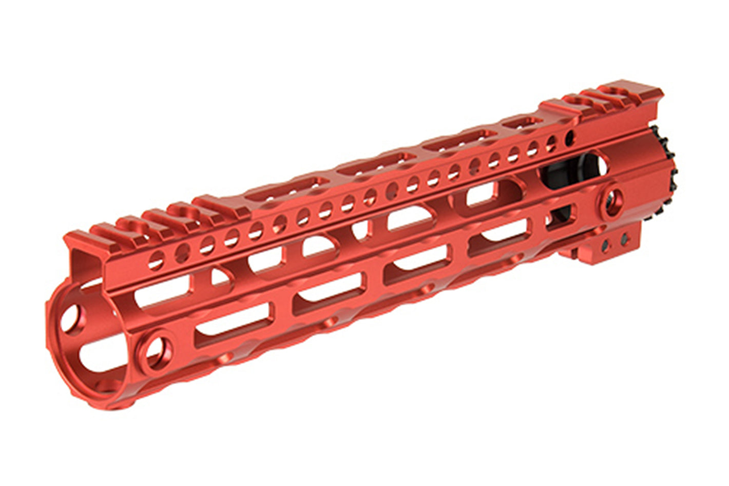 LANCER TACTICAL - LIGHTWEIGHT FREE FLOAT 10.5" M-LOK ALUMINUM HANDGUARD -RED