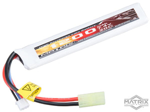 Matrix High Performance 7.4V Stick Type Airsoft LiPo Battery (Configuration: 1200mAh / 20C / Small Tamiya)