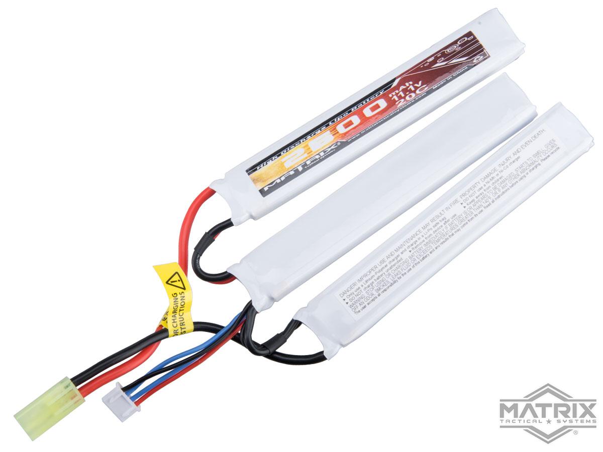 Matrix 11.1V 20C 2600mAh Li-Ion Battery - Crane Stock Type