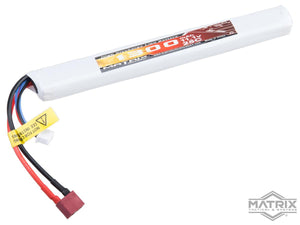 Matrix High Performance 11.1 Stick Type Airsoft LiPo Battery (Configuration: 1300mAh / 25C / Small Tamiya)