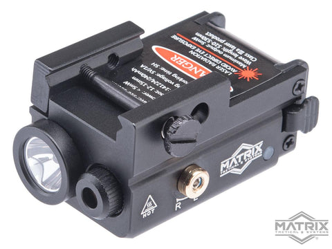 Matrix Rechargeable 550 Lumen Compact Weapon Light w/ Visible Laser Aiming Module (Model: Green Laser)