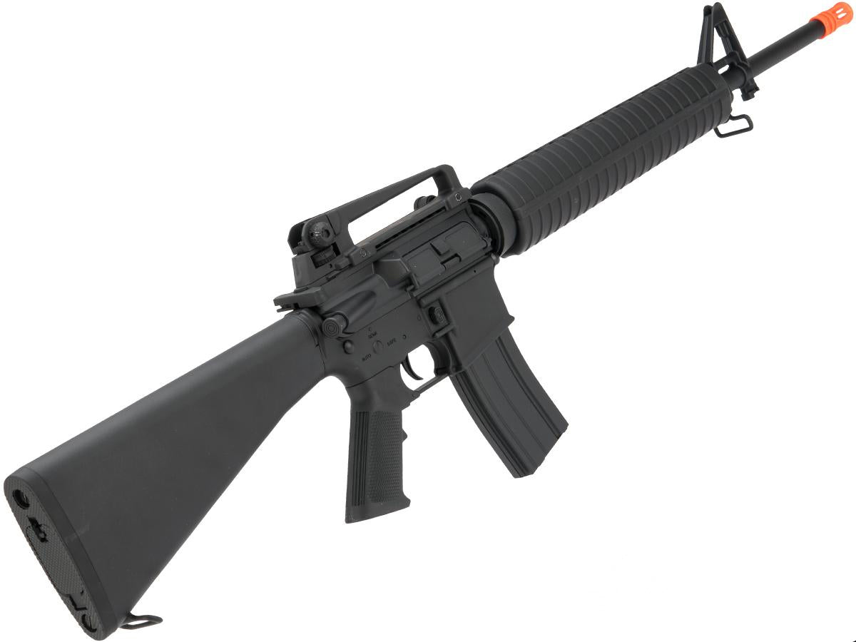 CYMA Full Size M16A3 Airsoft AEG Rifle w/ Lipo Ready Metal Gearbox & Full Stock