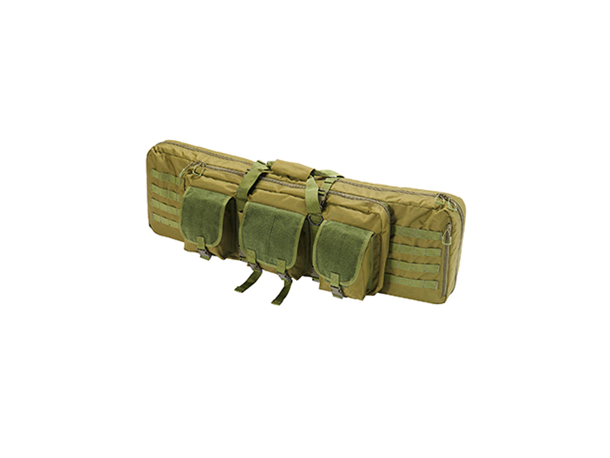 Lancer Tactical 1000D Nylon 42" Double Rifle Bag - Tan