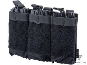 Phantom Gear Triple M4/M16 Open Top Magazine "Morale" Pouch