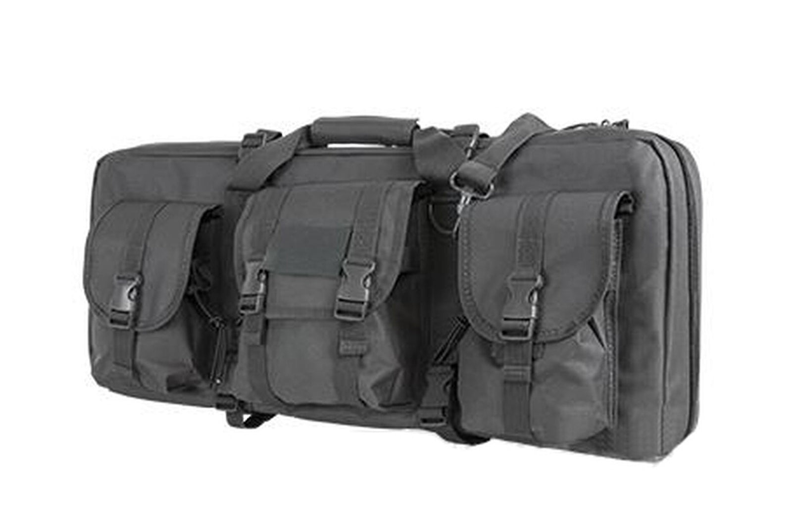 NcStar / VISM 28" Deluxe Dual Compartment Subgun / SBR Padded Carrying Bag (Color: Urban Gray)