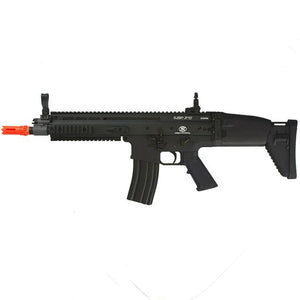 Cybergun FN Herstal Licensed Full Metal SCAR Light Airsoft AEG Rifle by VFC (Model: CQC / Black)