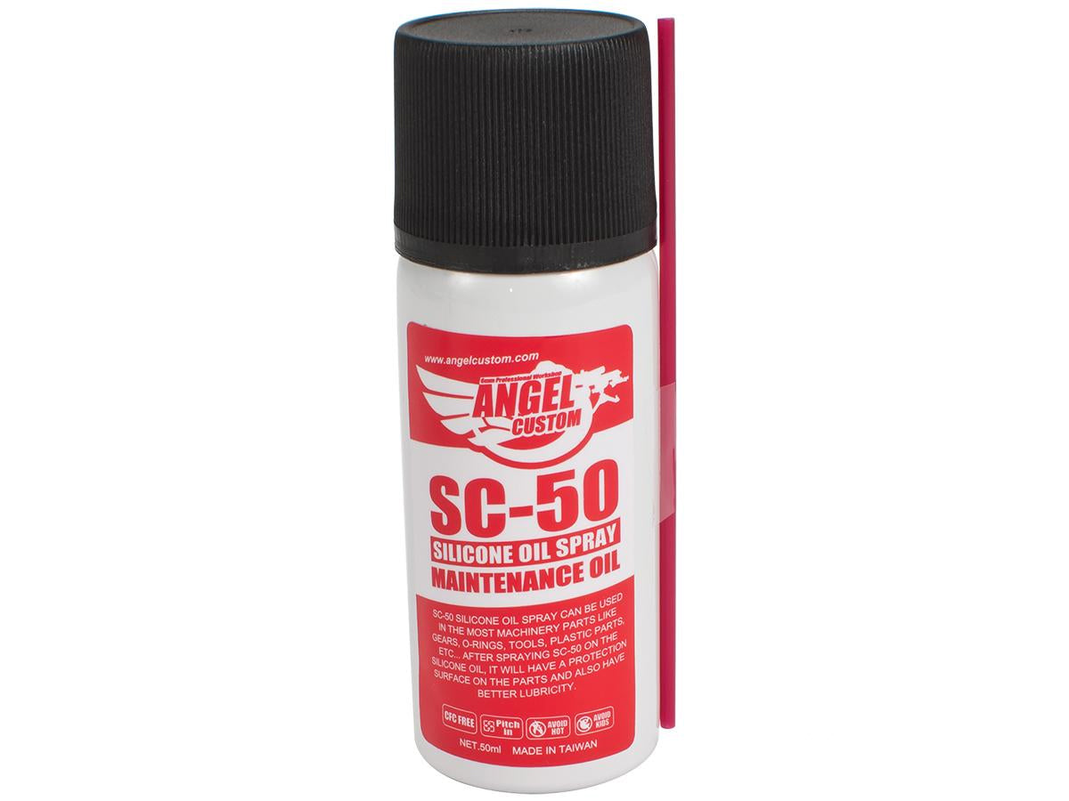 Angel Custom Silicone Oil Spray Airsoft Parts Lubricant 50mL Bottle (Weight: Heavy)