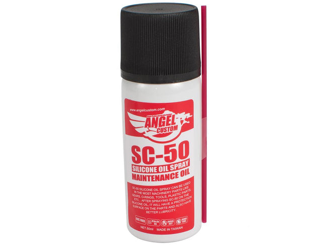 Angel Custom Silicone Oil Spray Airsoft Parts Lubricant 50mL Bottle (Weight: Heavy)