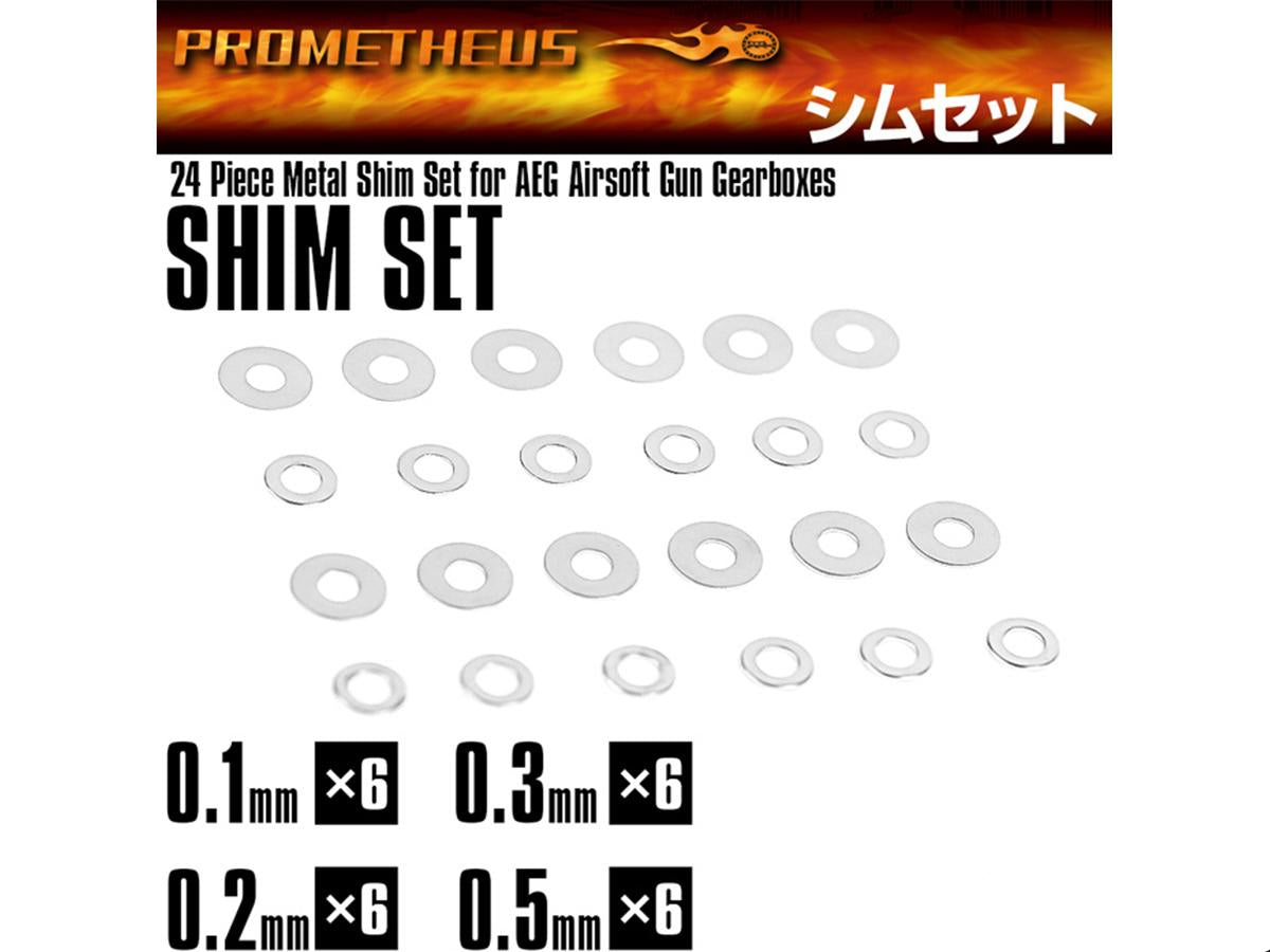 Prometheus Gearbox Shim Set for Airsoft AEGs