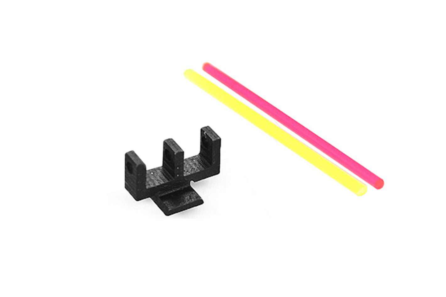 Airsoft Masterpiece STEEL Fiber Front Sight w/ Fiber Strips [B Style]