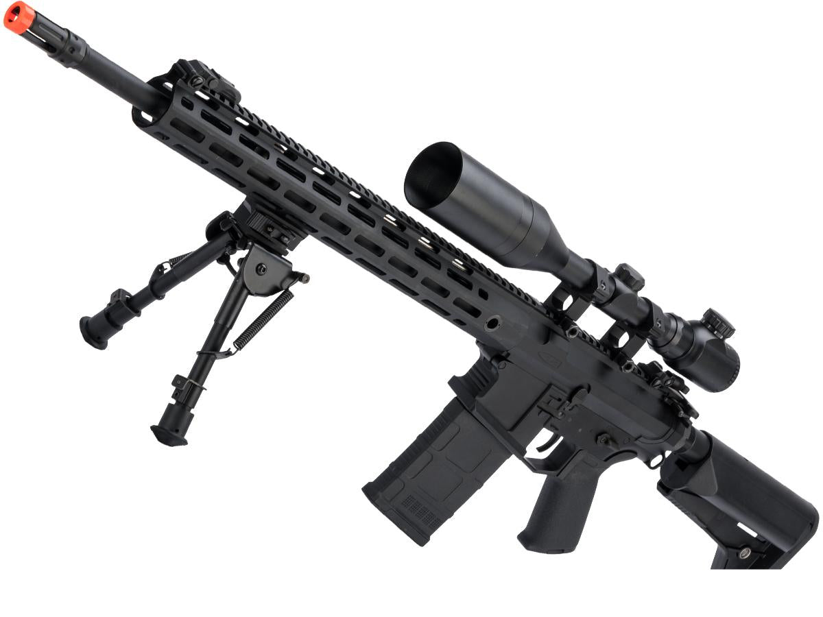 CYMA Platinum SR-25 QBS Airsoft AEG Designated Marksman Rifle