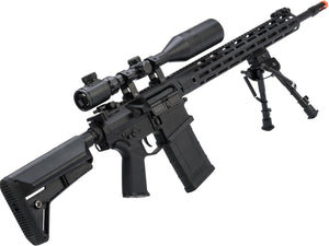 CYMA Platinum SR-25 QBS Airsoft AEG Designated Marksman Rifle