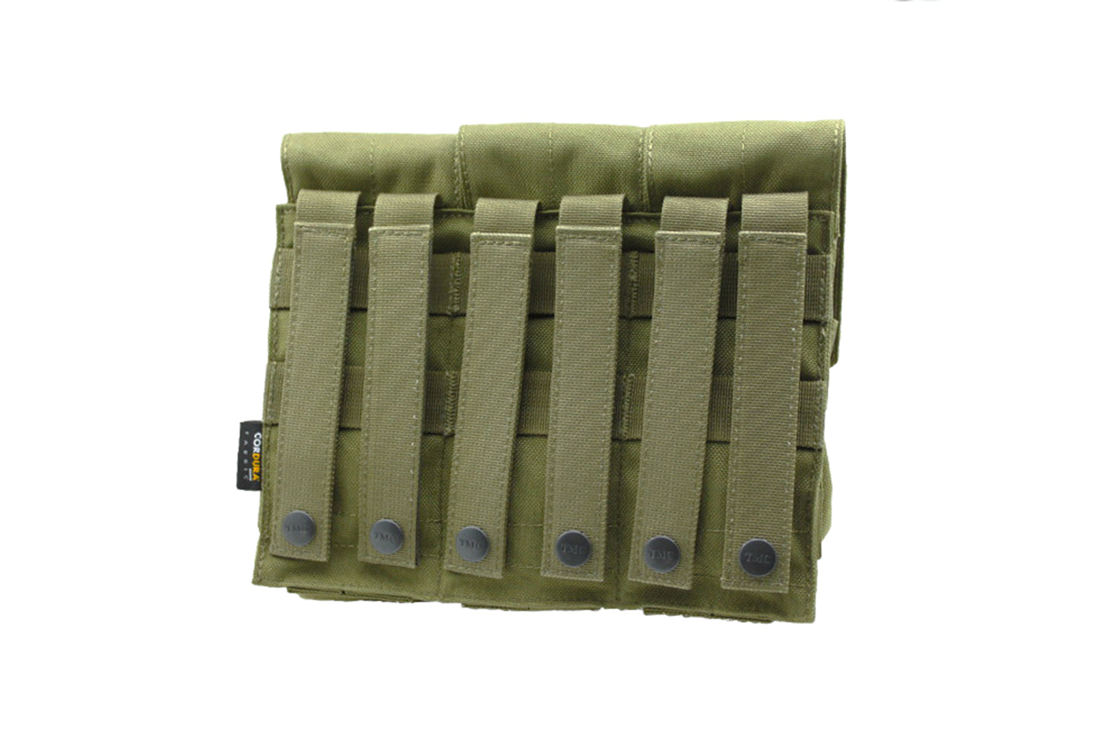 TRIPLE M4 MAG POUCH OD GREEN (FITS 6 M4 MAGS)