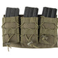 LANCER TACTICAL 1000D NYLON MOLLE TRIPLE M4 MAG POUCH