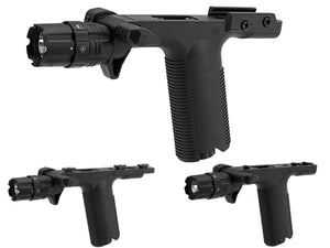 VISM By NcStar VGF Vertical Grip with Integrated Strobe Flashlight (Mount: Picatinny)