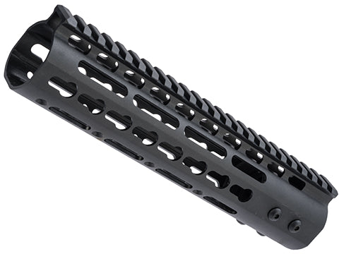 ZCI CNC Aluminum KeyMod Ultra Slim Free Float Handguard for M4 / M16 AEG Rifles (Size: 9")